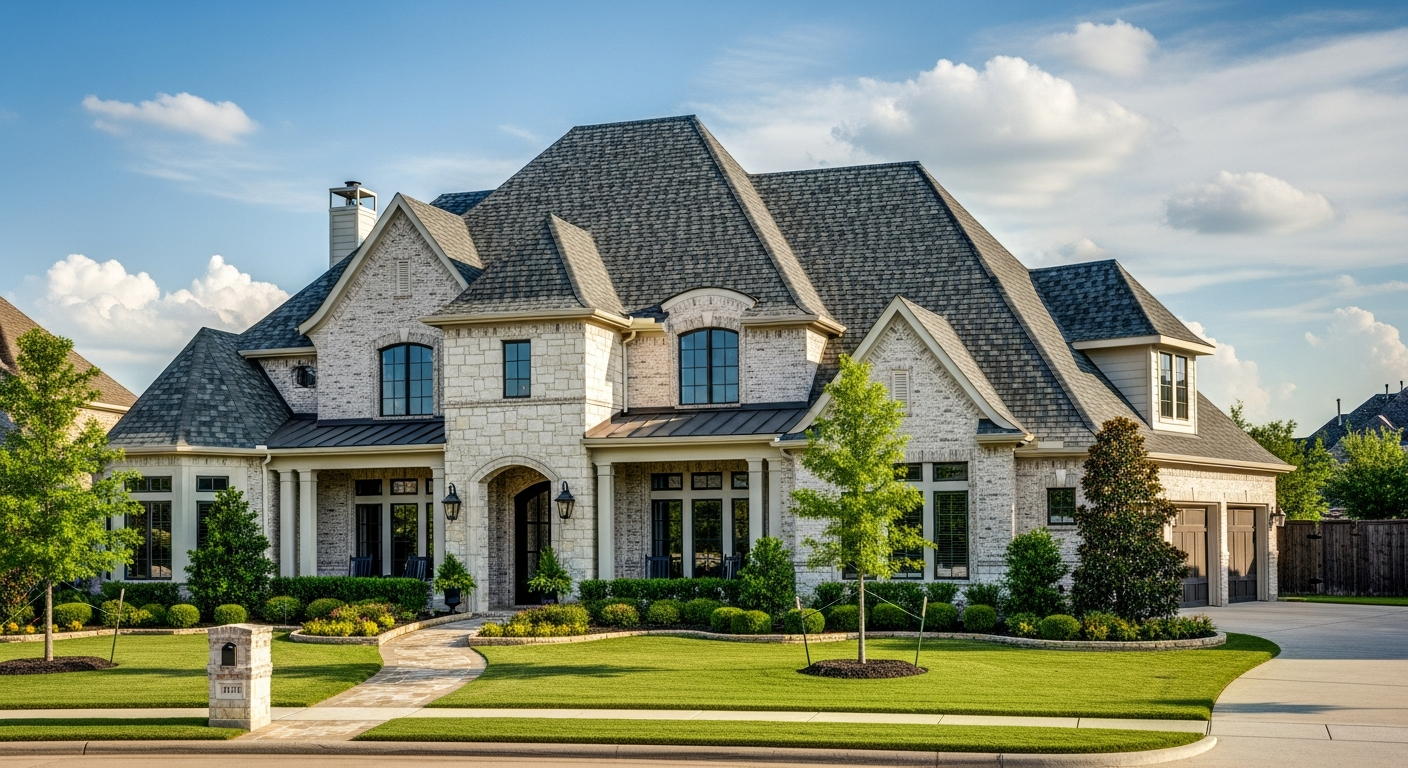 Beautiful architectural shingle roof in Yoakum, Texas