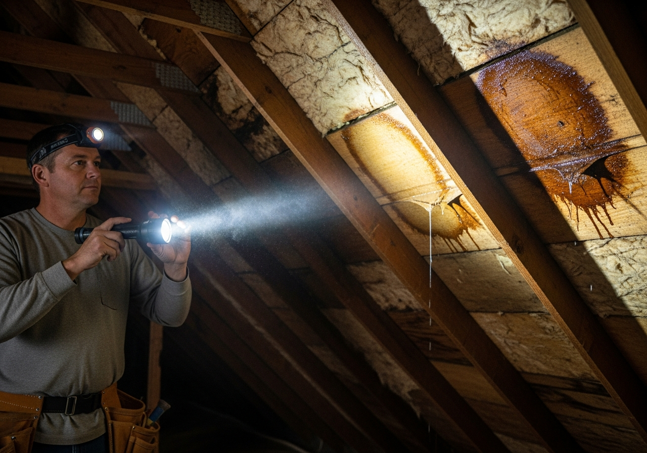 Professional roof leak detection and repair service in Yoakum, TX